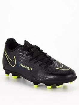 Image of Nike Junior Phantom GT Club Firm Ground Football Boots - Black, Size 4