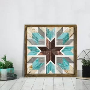 Image of TAH028 Multicolor Decorative Framed MDF Painting