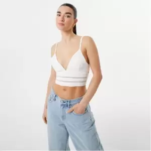 Image of Jack Wills Tie Back Cami Top - White