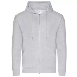 Image of Awdis Mens Organic Hoodie (S) (Grey Heather)