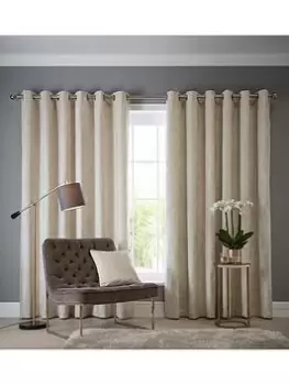 Image of Studio G Navarra Eyelet Lined Curtains