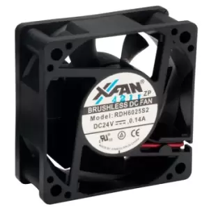 Image of X-Fan RDH6025S2 60 x 60 x 25mm Axial Fan 24V Sleeve Bearing