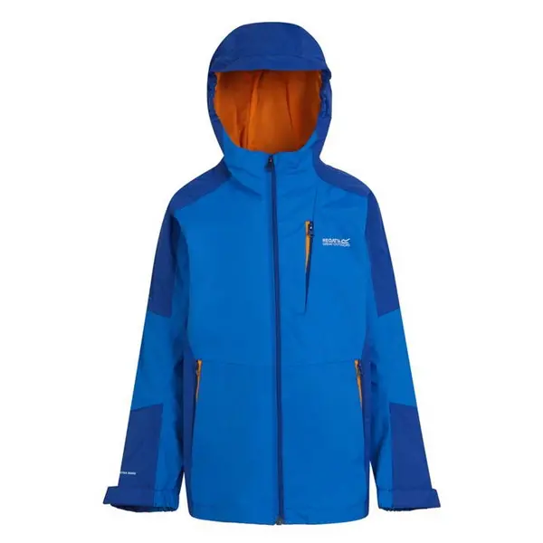 Image of Regatta Junior Calderdale III Waterproof Shell - Oxford Blue/New Royal C13yrs
