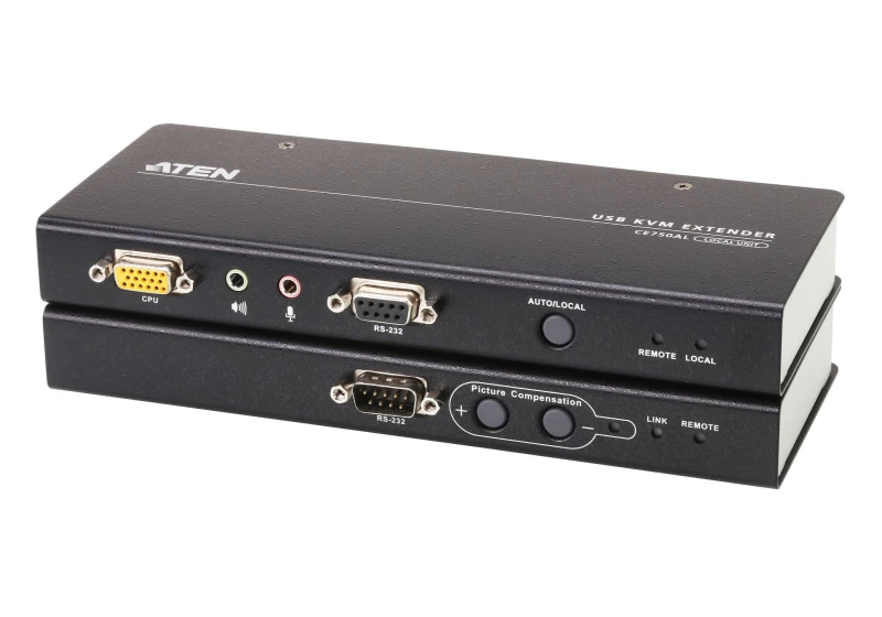Image of Aten ATEN USB VGA KVM Extender with Audio and RS-232 (200m) CE750A