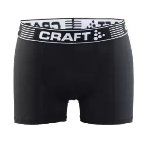 Image of Craft Mens Greatness Cycling Boxer Shorts (S) (Black/White)