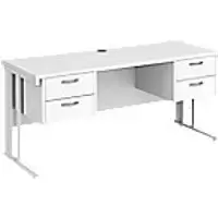 Image of Dams International Desk MCM616P22WHWH 1,600 x 600 x 725 mm