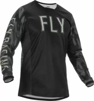 Image of Fly Racing Kinetic S.E. Tactic Motocross Jersey, black-multicolored Size M black-multicolored, Size M