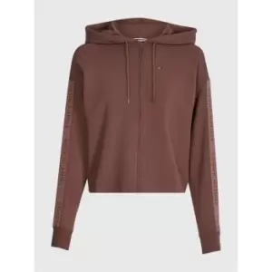 Image of Tommy Hilfiger Full Zip Hoodie - Brown