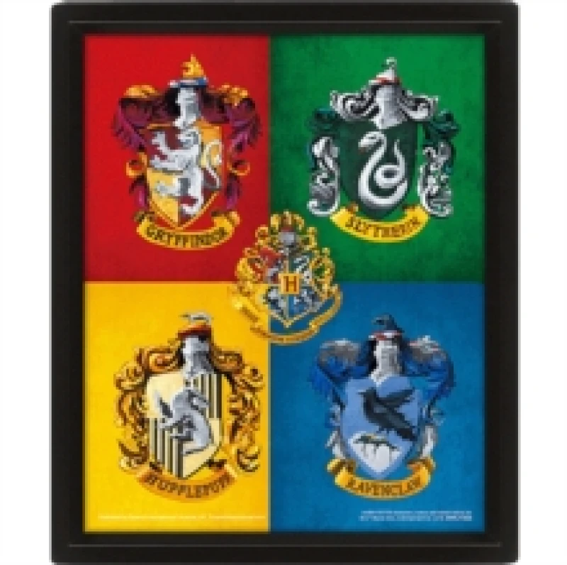 Image of Harry Potter (Colourful Crest) - Framed General merchandise