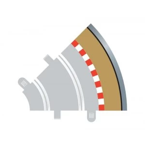 Image of Radius 1 Curve Outer Borders 45&deg; (Set Of 4) Scalextric Accessory Pack