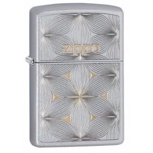 Image of Zippo Two Tone Classic Satin Chrome