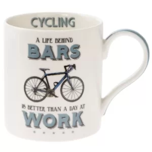 Image of Cycling Fine China Mug by Lesser & Pavey