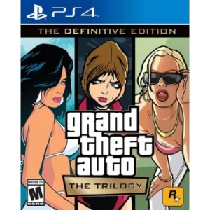 Image of Grand Theft Auto GTA The Trilogy Definitive Edition PS4 Game