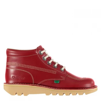Image of Kickers Kick Hi Classic Boots - Red