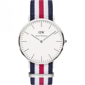 Image of Mens Daniel Wellington Classic 40 Canterbury S White Watch