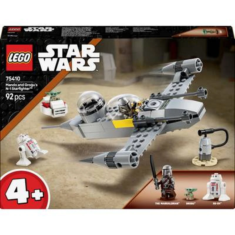 Image of LEGO LEGO Star Wars Mando and Grogu's N-1 Starfighter Set 75410