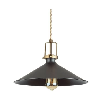 Image of Ideal Lux ERIS-4 - Indoor Dome Ceiling Pendant Lamp 1 Light Black, E27