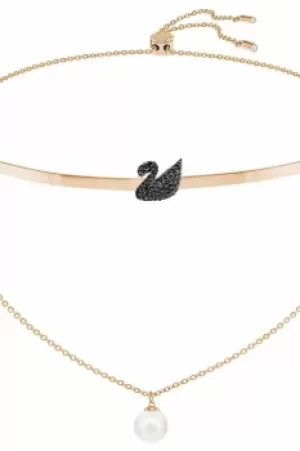 Image of Ladies Swarovski Jewellery Iconic Swan Necklace 5351807