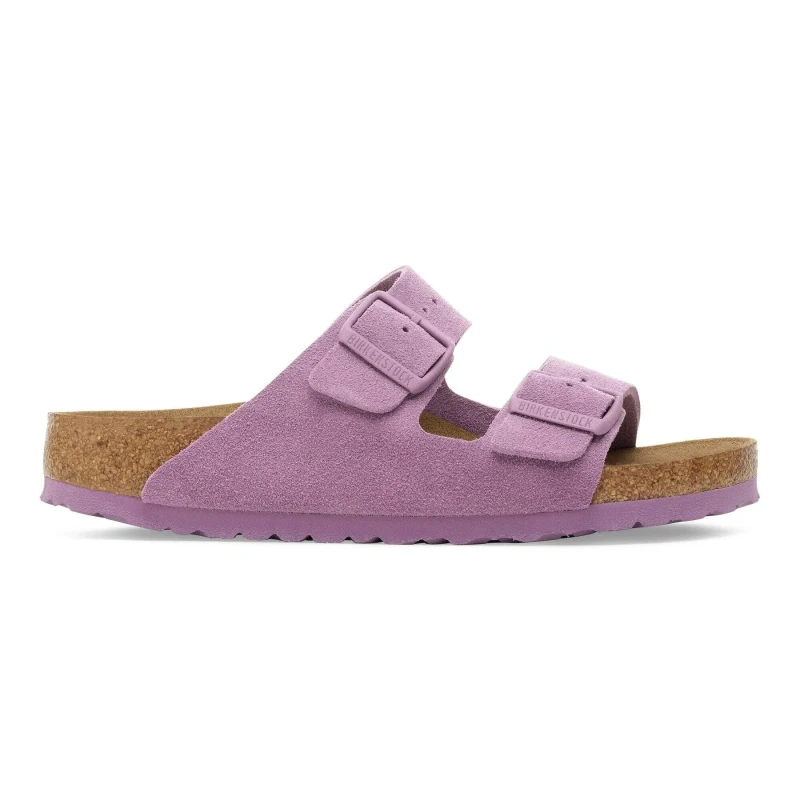 Image of Birkenstock Suede leather sandals Birkenstock Arizona Violet Unisex 36