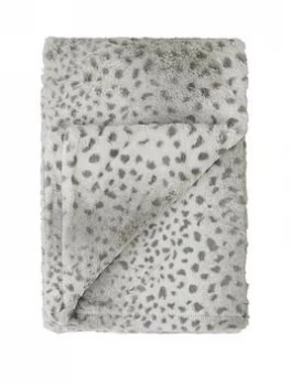 Image of Cascade Home Cheetah Faux Fur Throw