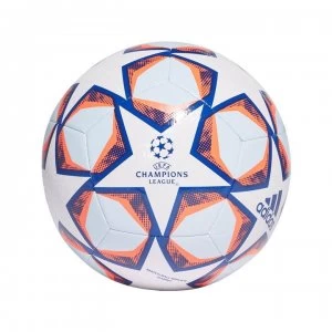 Image of adidas UEFA Euro 2020 Uniforia League Football - White/Blue