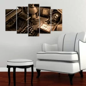 Image of 5PMDF-75 Multicolor Decorative MDF Painting (5 Pieces)