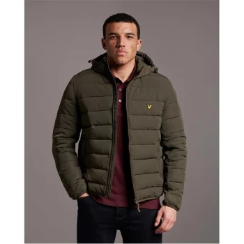 Image of Lyle and Scott L & S Lightweight Puffer Jacket - W485 Olive