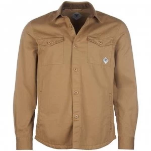 Image of Barbour Beacon Twill Overshirt - Stone ST51