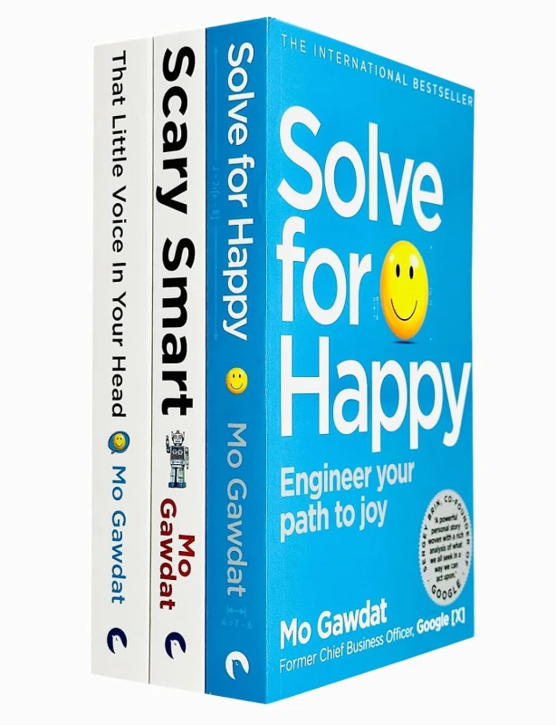 Image of Mo Gawdat 3 Books Collection Set (That Little Voice In Your Head, Solve For Happy, Scary Smart) Mo Gawdat Books