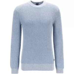 Image of Boss Lalberto Knit Jumper - Blue