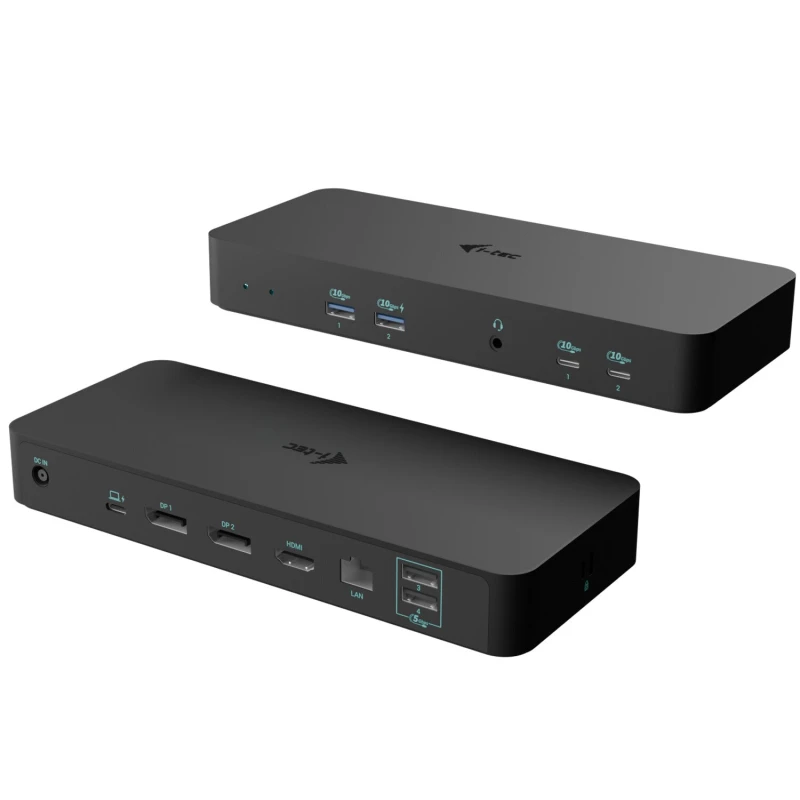 Image of i-tec i-tec USB-C Intelligent Triple Display Docking Station + Power Delivery 100W C31INTGTRI4KDOCPDUK