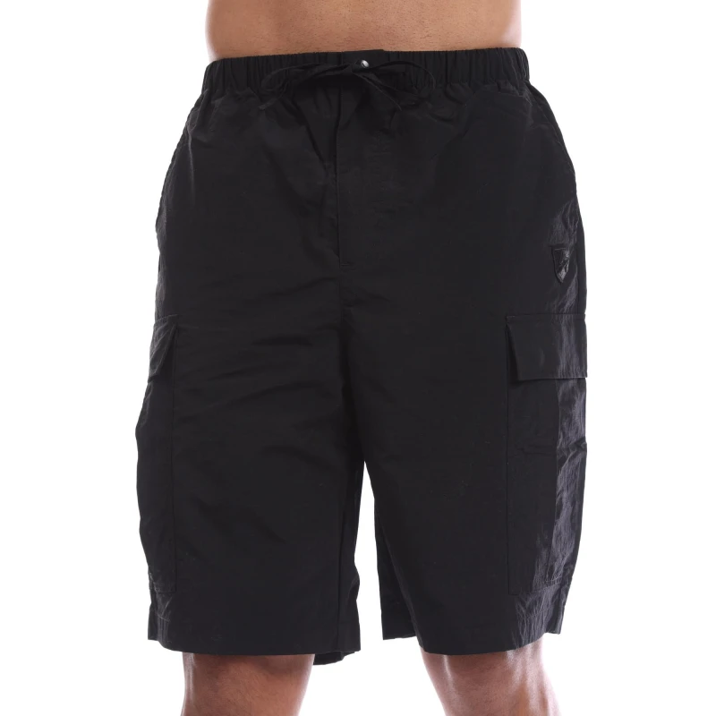 Image of Avirex Mens Cargo Shorts Black male X Small