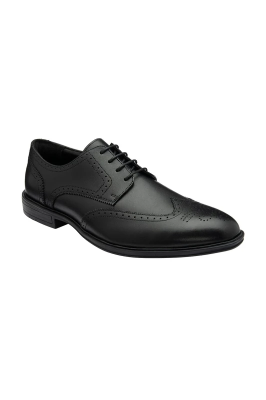 Image of Lotus Lotus Men 'Skipton' Leather Brogues in Black Size: 10 Black 10 Male 5063075373092