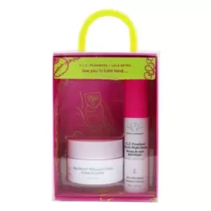 Image of Drunk ElephantCall It A Night Duo Set: Lala Retro Whipped Cream 15ml/0.5oz+ T.L.C Framboos Glycolic Night Serum 8ml/0.27oz 2pcs