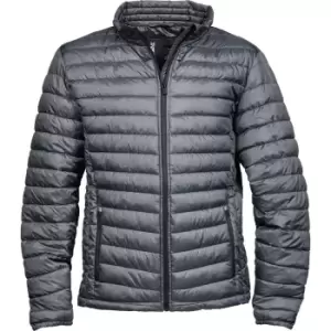 Image of Tee Jays Mens Padded Zepelin Jacket (L) (Space Grey)