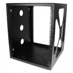 Image of StarTech 12U 19" Wall Mount Side Mount Open Frame Rack Cabinet