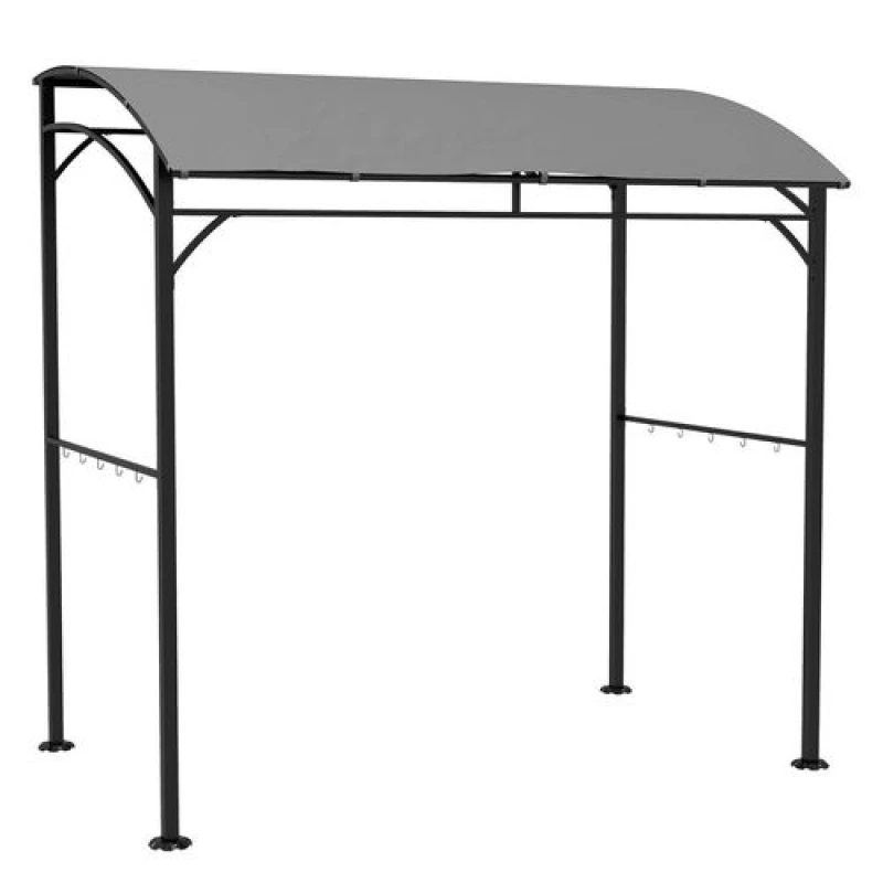 Image of Outsunny 2.2 X 1.5 M Bbq Gazebo Tent, Grey 84C-429V00GY