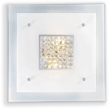 Image of Ideal Lux Steno - 3 Light Medium Ceiling Flush Light White, E27