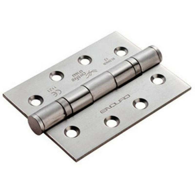 Image of Loops PAIR 102 x 76 x 3mm 13 Ball Bearing Hinge Satin Stainless Steel Interior Door Metallics