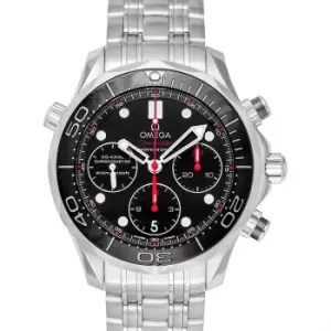 Image of Seamaster Diver 300 M Co-Axial Chronograph 41.5mm Automatic Black Dial Steel Mens Watch