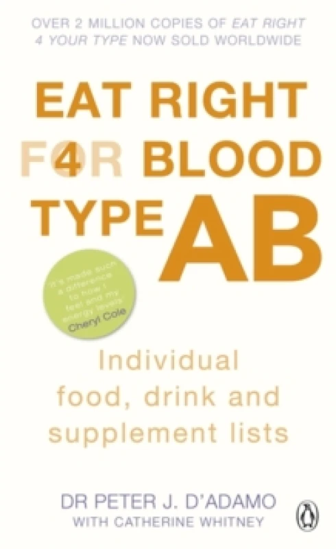 Image of Eat Right for Blood Type AB. Paperback. By Peter DAdamo, Catherine Whitney Books