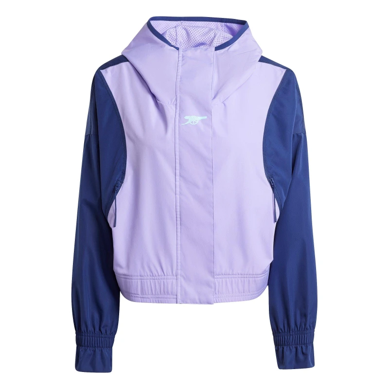 Image of adidas Afc Wmn Wb Tracksuit Top Womens LightFlash Purp female 6 (XXS)