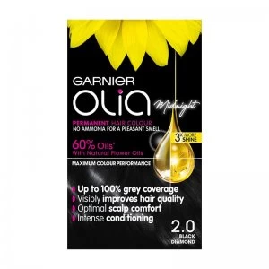 Image of Garnier Olia Grey Hair Coverage Permanent Hair Dye