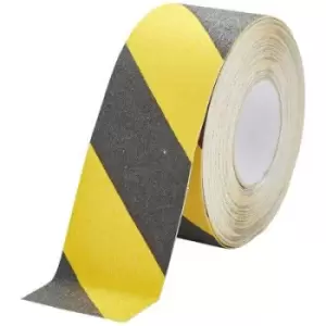 Image of Durable DURALINE GRIP 1085130 Anti-slip tape Black, Yellow (L x W) 15 m x 75mm
