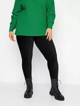 Image of Yours Cord Legging - Black, Size 26, Women