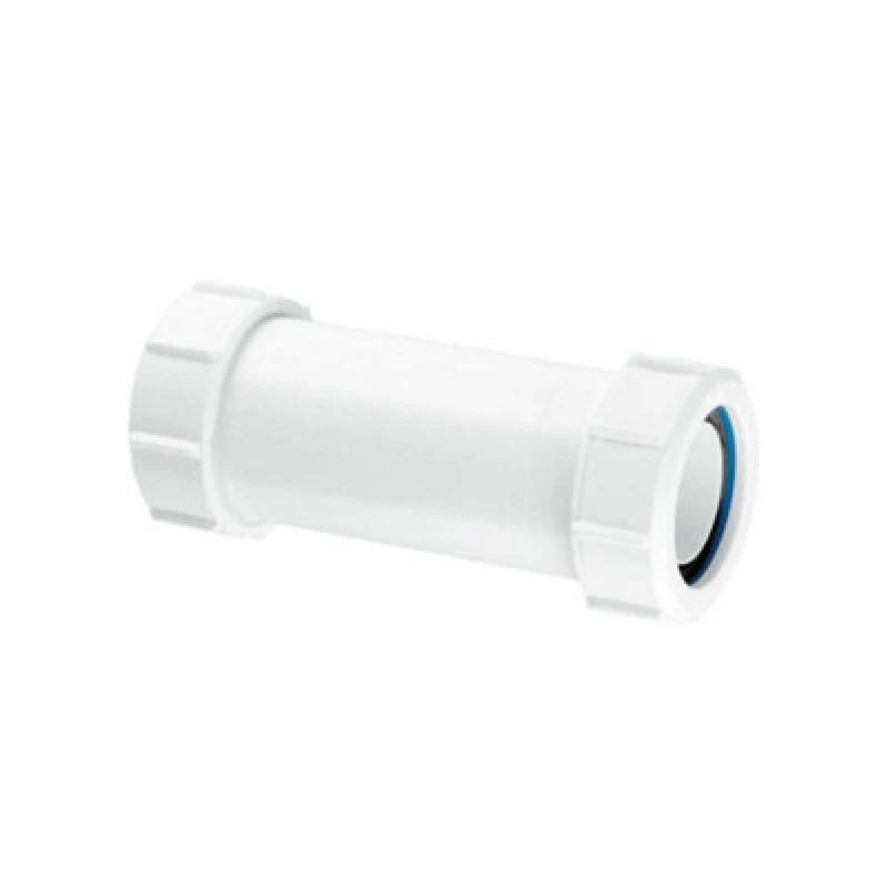 Image of McAlpine MS18E 1.25" Multifit Adjustable Straight Connector White