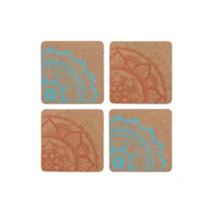 Image of Typhoon World Foods Set 4 Cork Coasters