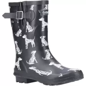 Image of Cotswold Womens Dalmatian Waterproof Rubber Wellington Boots UK Size 8 (EU 41)