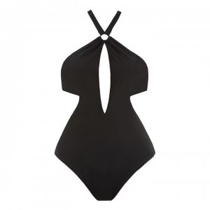 Image of L Agent by Agent Provocateur Adrina Swimsuit - Black