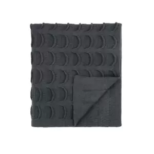 Image of Helena Springfield Freyja/Elsa Knitted Throw, Mono Steel
